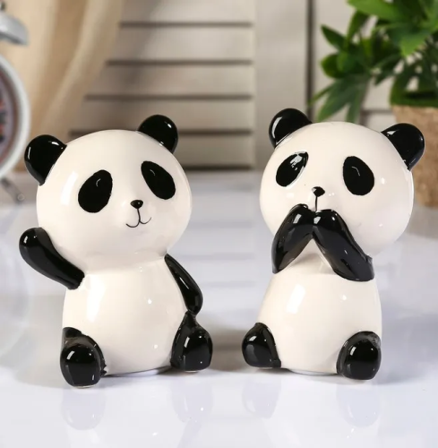 Копилка керамика дизайн маленькая панда 11*7*6см 4104997